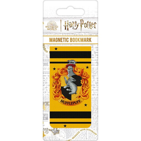 Harry Potter (Colourful Crest Hufflepuff) Magnetic Bookmark - Inspire Newquay