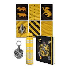 Harry Potter Colourful Crest Hufflepuff premium gift set - Inspire Newquay
