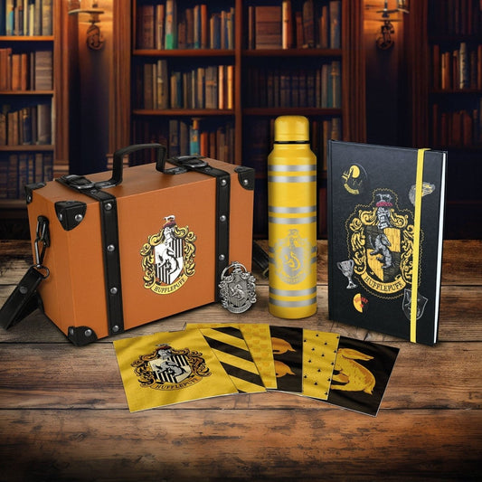 Harry Potter (Colourful Crest Hufflepuff) Premium Gift Set - Inspire Newquay