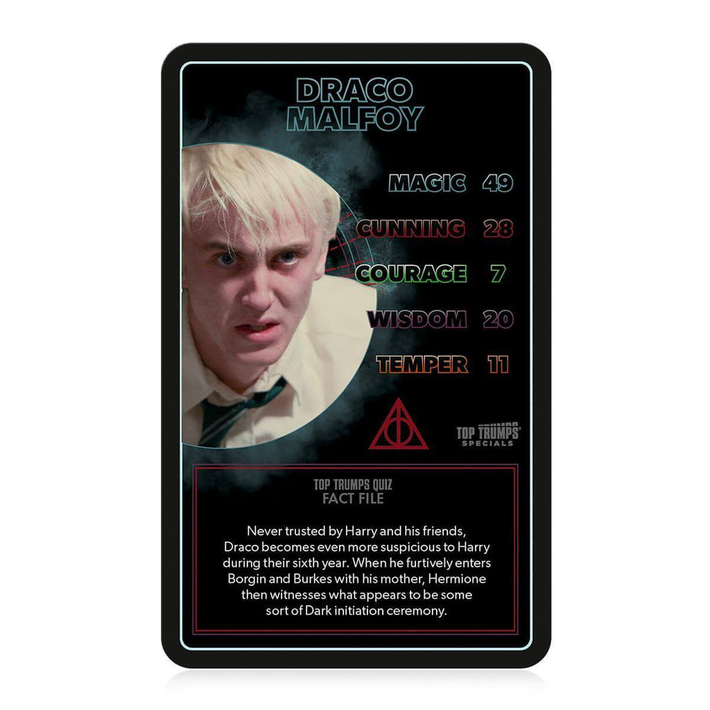Harry Potter Dark Arts Top Trumps Card Game - Inspire Newquay