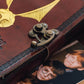 Harry Potter Golden Snitch Leather Notebook - Inspire Newquay