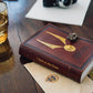 Harry Potter Golden Snitch Leather Notebook - Inspire Newquay