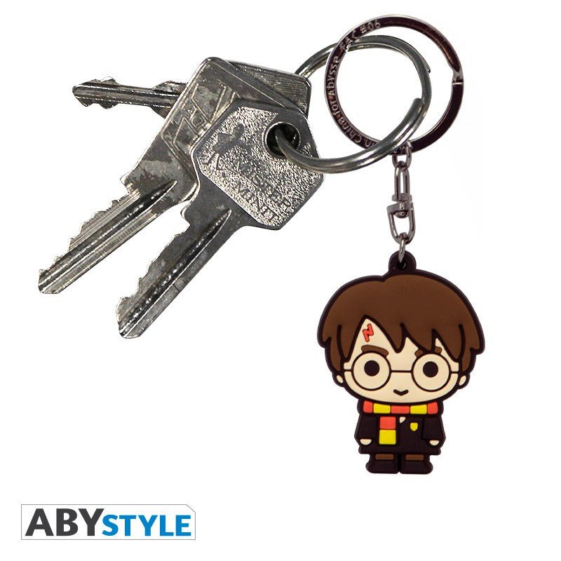 HARRY POTTER - Rubber Keychain - Harry Chibi - Inspire Newquay
