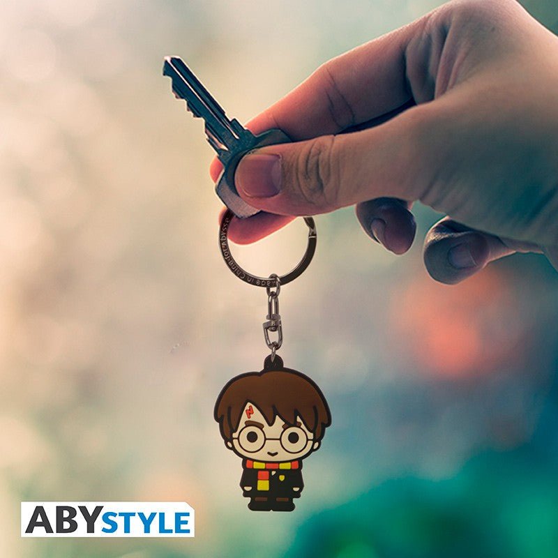HARRY POTTER - Rubber Keychain - Harry Chibi - Inspire Newquay