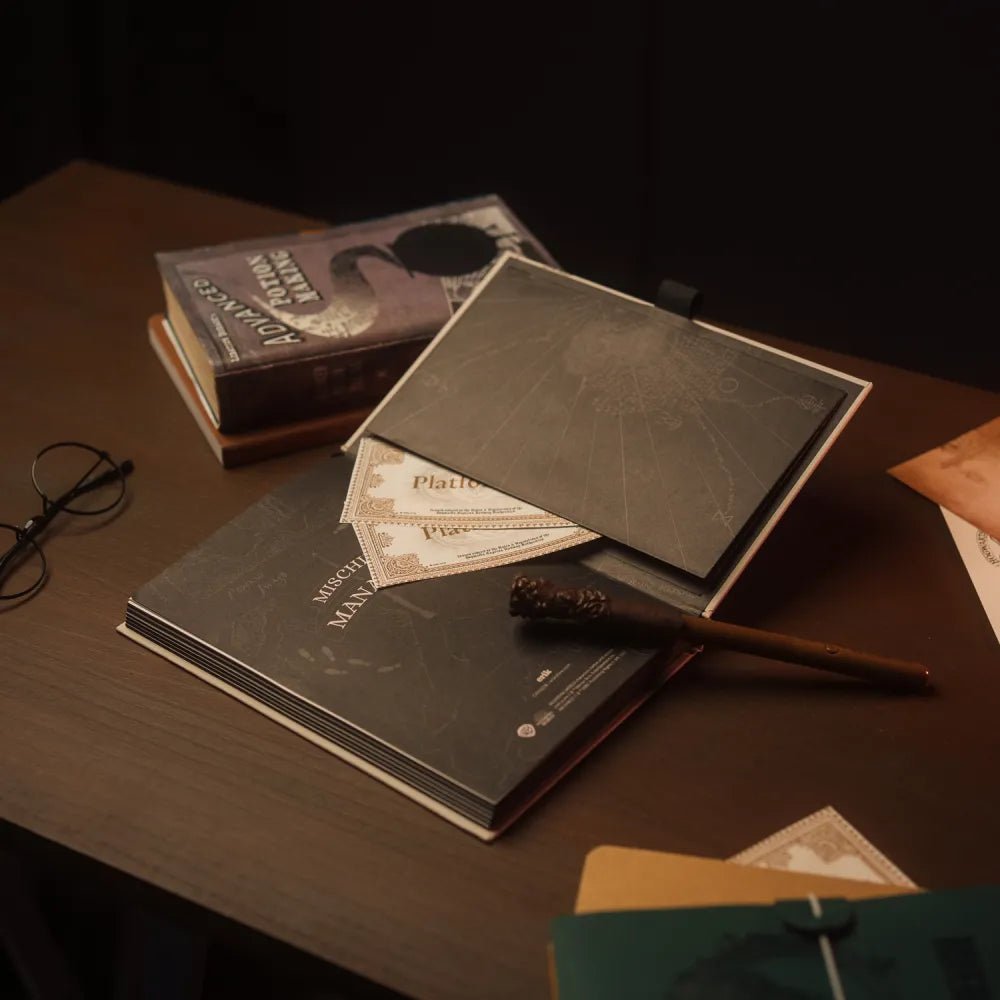 Harry Potter The Marauder's Map Optically Variable Ink Premium A5 Notebook - Inspire Newquay