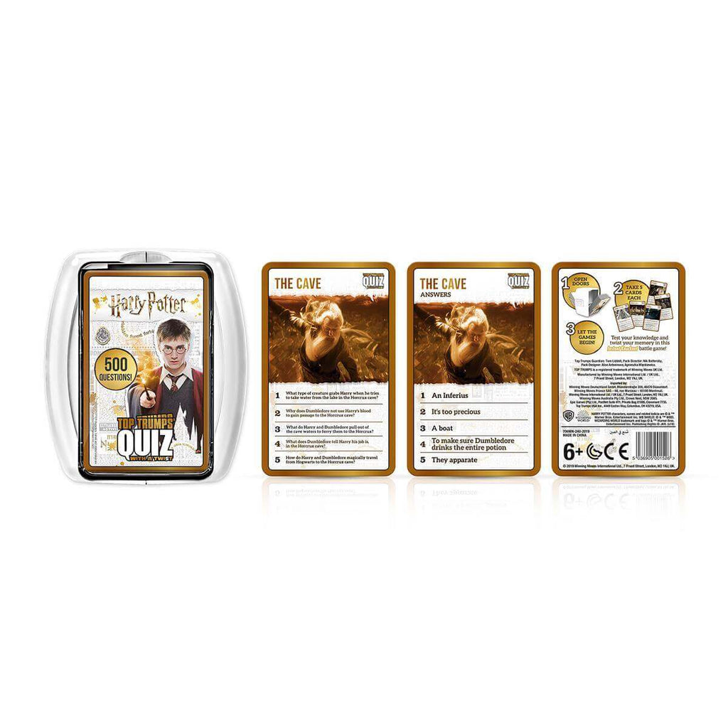 Harry Potter Top Trumps Quiz Card Game - Inspire Newquay