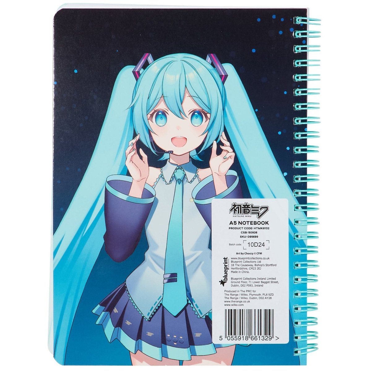 Hatsune Miku A5 Notebook - Inspire Newquay