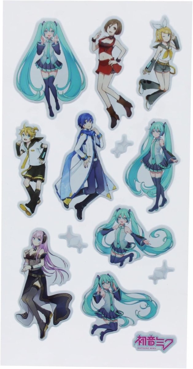 Hatsune Miku Mini Sticker Packs - Inspire Newquay