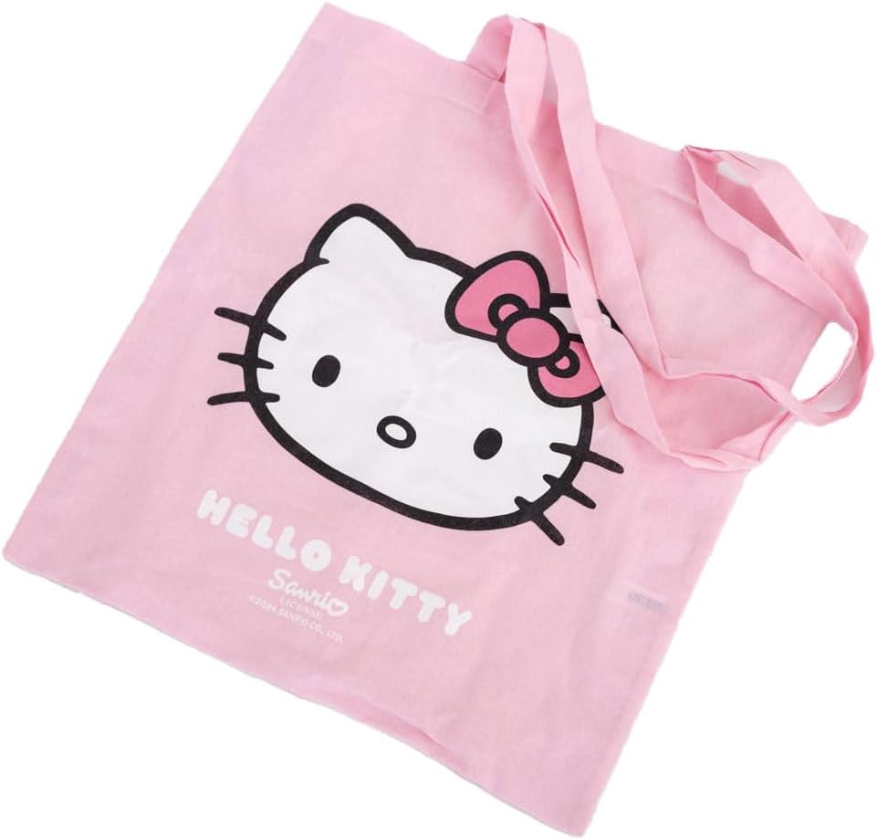 Hello Kitty Bow Light Pink Tote Bag - Inspire Newquay