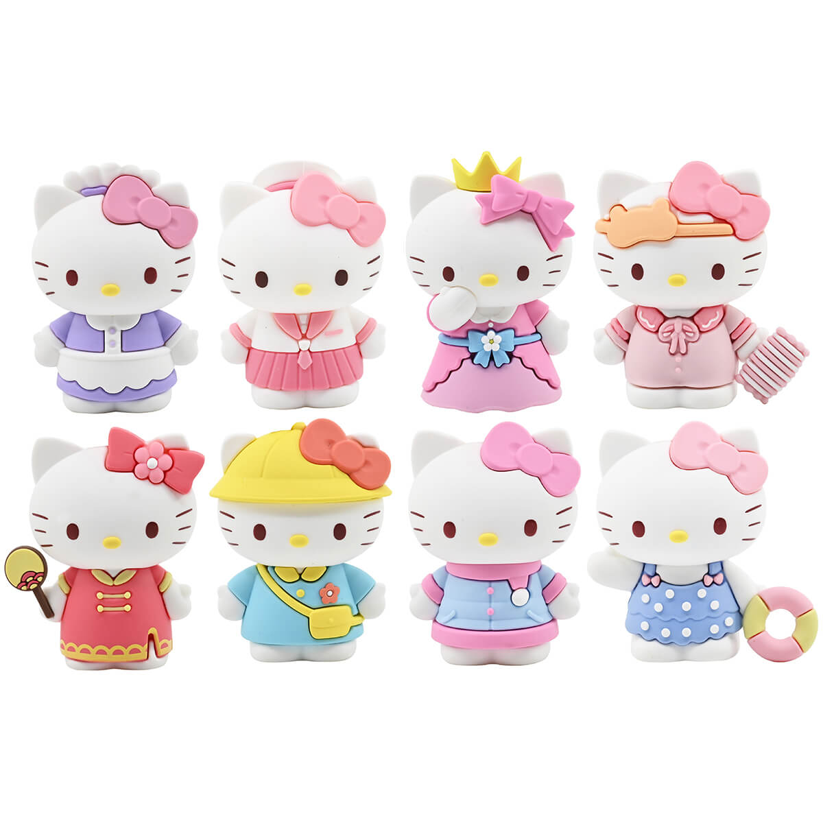Hello Kitty Dress Up Diary 7cm Figurine (1 RANDOM Supplied) - Inspire Newquay