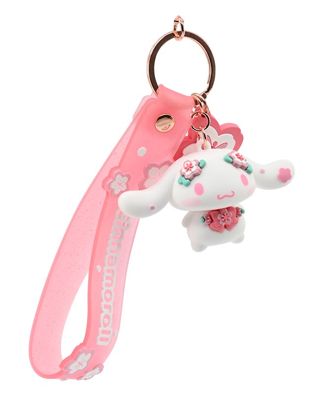 Hello Kitty & Friends: Keychain With Hand Strap: Sakura Series (5 Designs) - Inspire Newquay