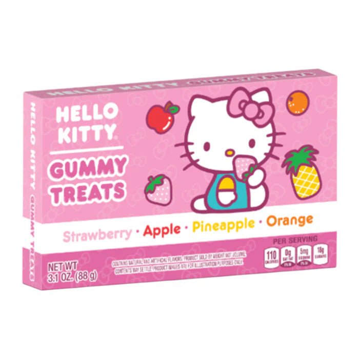 Hello Kitty Fruit Gummi Treats Theare Box 88g USA - Inspire Newquay