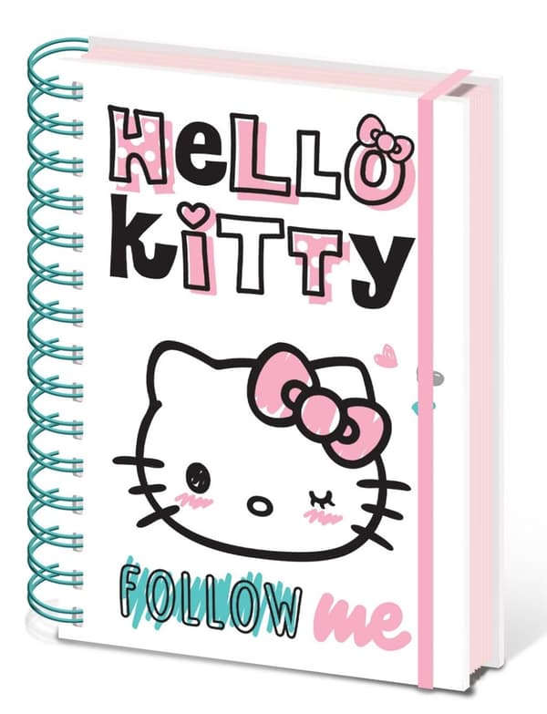 Hello Kitty (Insta Cuteness) A5 Wiro Notebook - Inspire Newquay