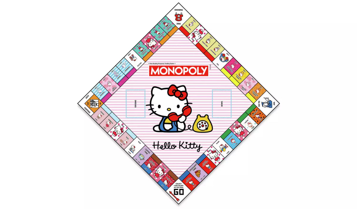 Hello Kitty Monopoly Board Game - Inspire Newquay