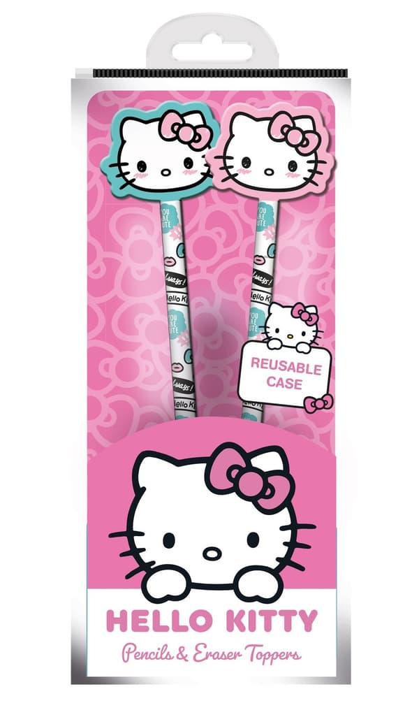Hello Kitty (Pink) Pencil & Toppers - Inspire Newquay