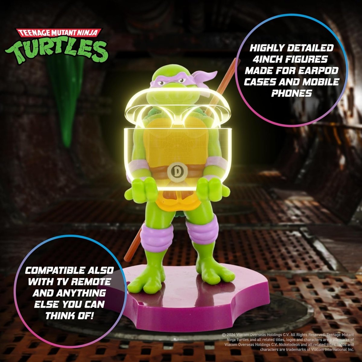 Holdems TMNT Donatello Mini Cable Guys Phone Stand - Inspire Newquay