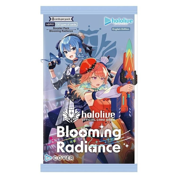 Hololive OFFICIAL CARD GAME Booster Pack English Edition “Blooming Radiance” - Inspire Newquay