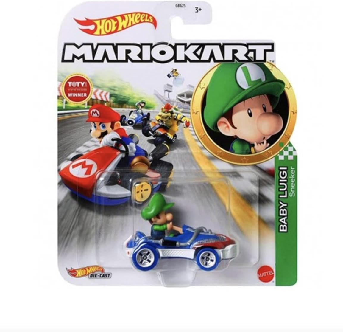 Hot Wheels Mario Kart Baby Luigi Sneeker Kart - Inspire Newquay