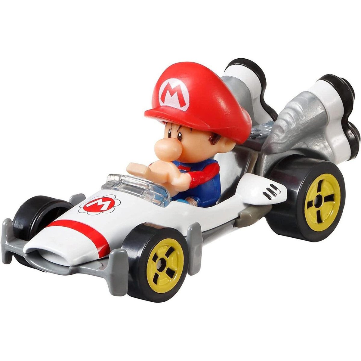 Hot Wheels Mario Kart BABY MARIO (B - Dasher) 1:64 Scale Replica Die - Cast Vehicle - Inspire Newquay