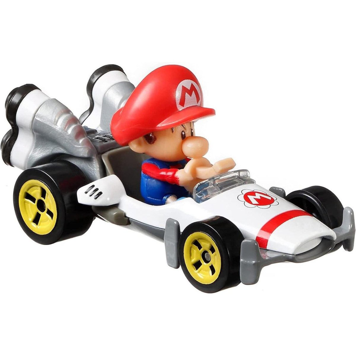 Hot Wheels Mario Kart BABY MARIO (B - Dasher) 1:64 Scale Replica Die - Cast Vehicle - Inspire Newquay