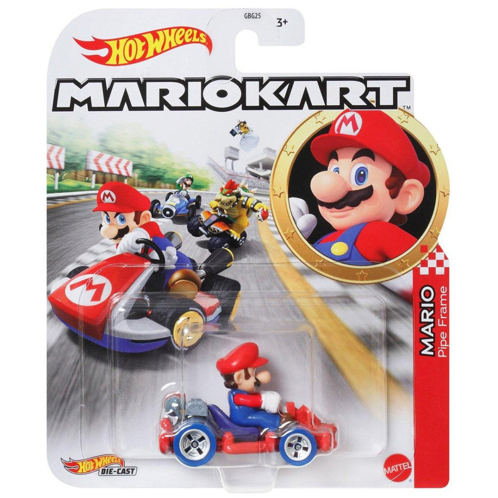 Hot Wheels Mario Kart Mario 1:64 Scale Replica Die - Cast Vehicle - Inspire Newquay