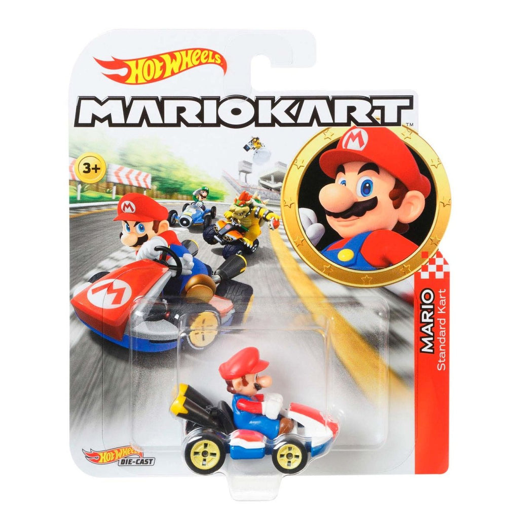 Hot Wheels Mario Kart MARIO (Standard Kart) 1:64 Scale - Inspire Newquay