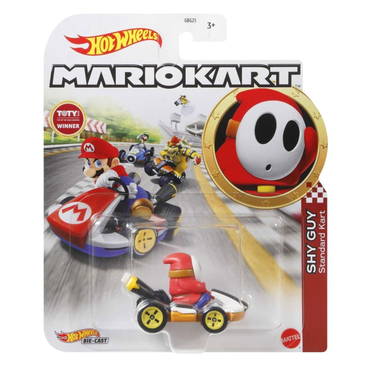 Hot Wheels Mario Kart SHY GUY (Standard Kart) 1:64 Scale Replica - Inspire Newquay