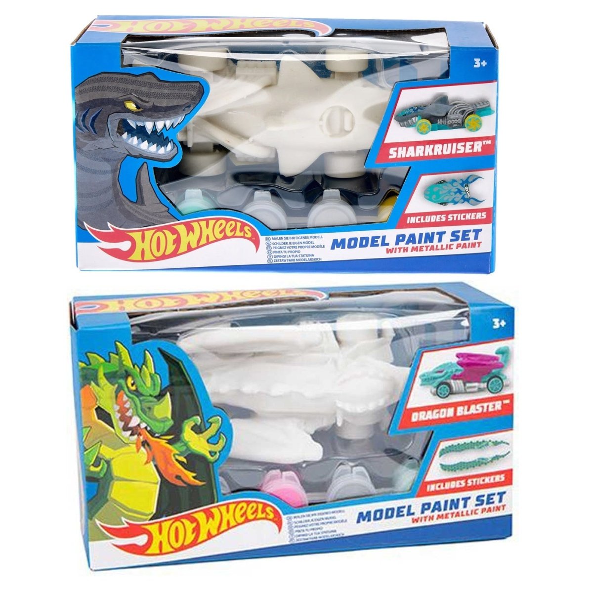 Hot Wheels Paint Your Own Model Set (1 RANDOM Supplied) - Inspire Newquay