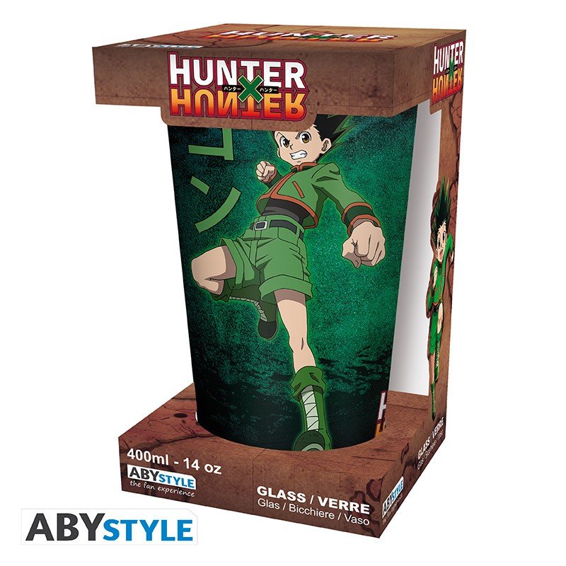 HUNTER X HUNTER - Large Glass - 400ml - Gon vs Hisoka - Inspire Newquay