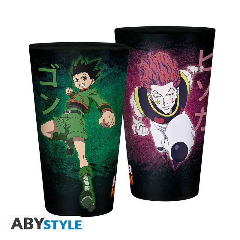 HUNTER X HUNTER - Large Glass - 400ml - Gon vs Hisoka - Inspire Newquay