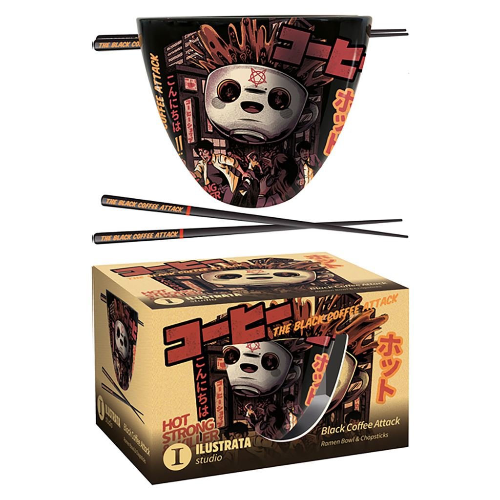 Ilustrata (Black Coffee Attack) Ramen Set - Inspire Newquay