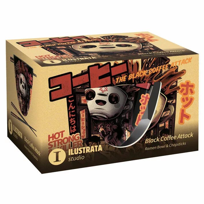 Ilustrata (Black Coffee Attack) Ramen Set - Inspire Newquay