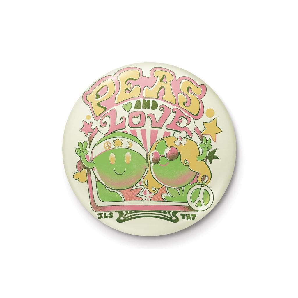 Ilustrata (Peas And Love) Badge - Inspire Newquay