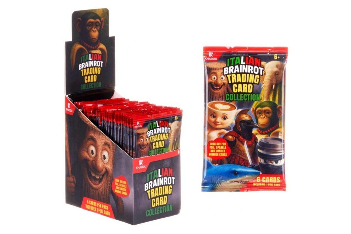 Italian Brainrot Trading Cards Booster (1 RANDOM Supplied) - Inspire Newquay