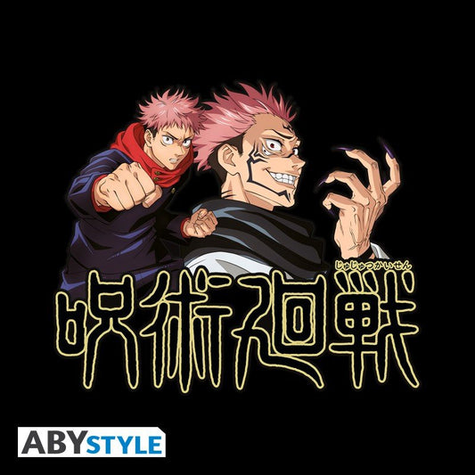 JUJUTSU KAISEN - Unisex black T-shirt - Itadori & Sukuna - Inspire Newquay