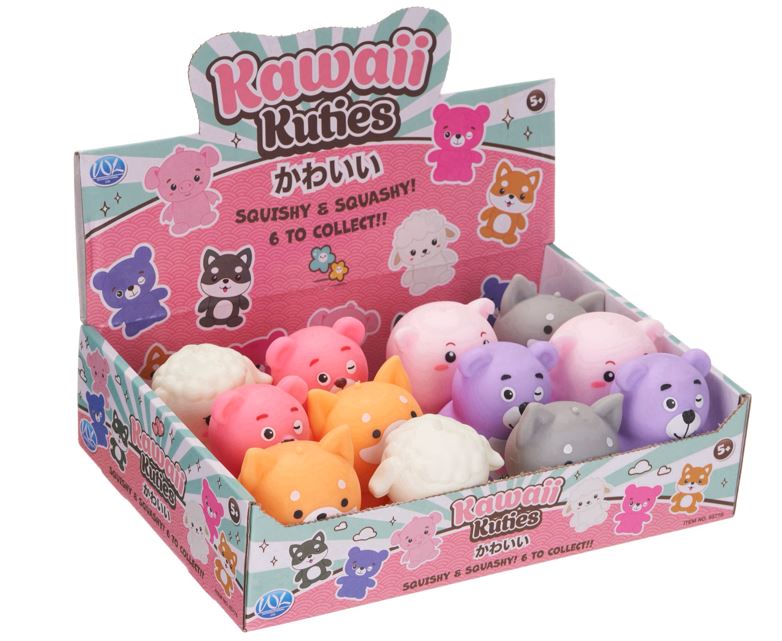 Kawaii Kuties Squeezy Animals (1 RANDOM Supplied) - Inspire Newquay