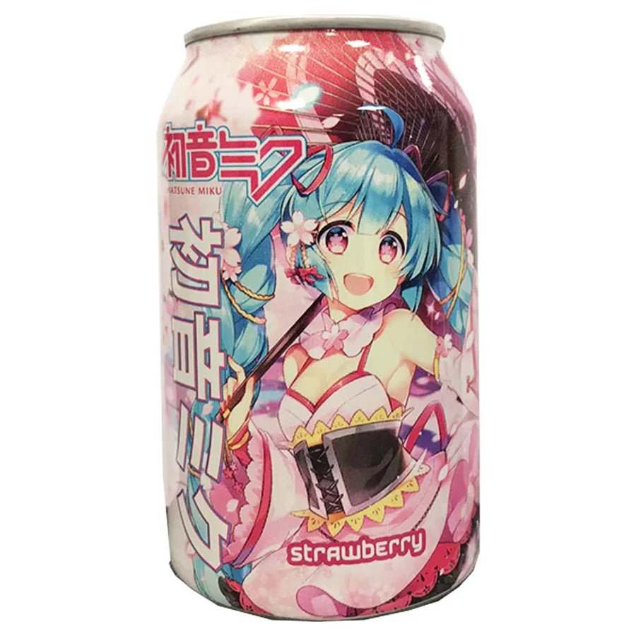 Kawaji Hatsune Miku Strawberry Soda 330ml - Inspire Newquay