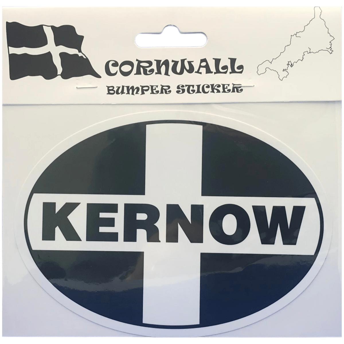 Kernow Oval Bumper Sticker - Inspire Newquay
