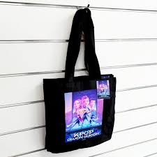 kpop demon hunters (key art) black tote - Inspire Newquay
