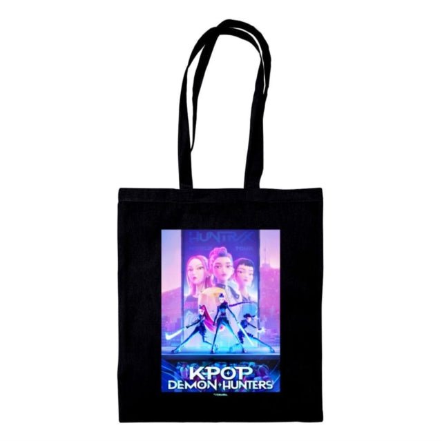 kpop demon hunters (key art) black tote - Inspire Newquay