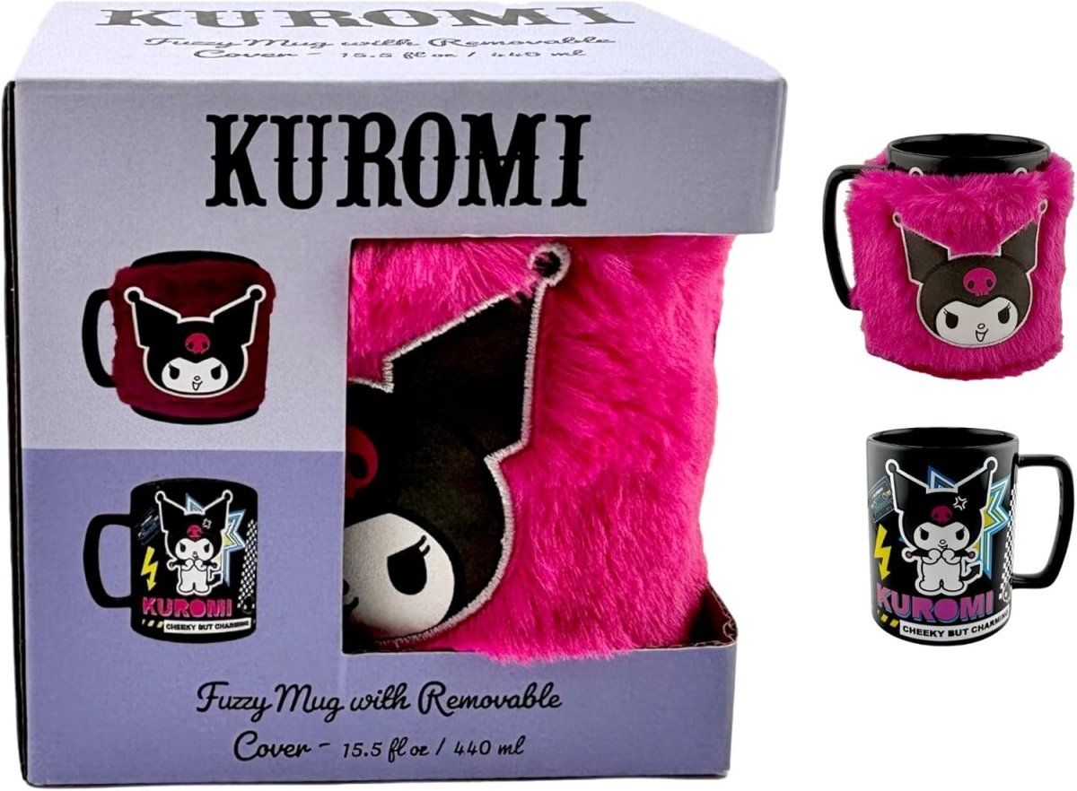 Kuromi Fuzzy Mug Sanrio - Inspire Newquay