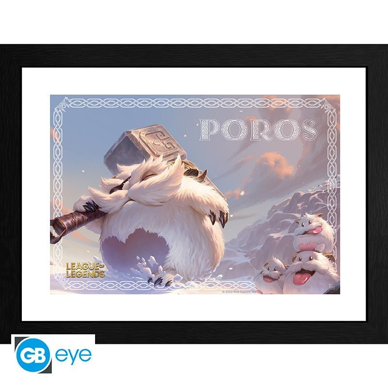 LEAGUE OF LEGENDS - Framed print "Poro" (30x40) - Inspire Newquay