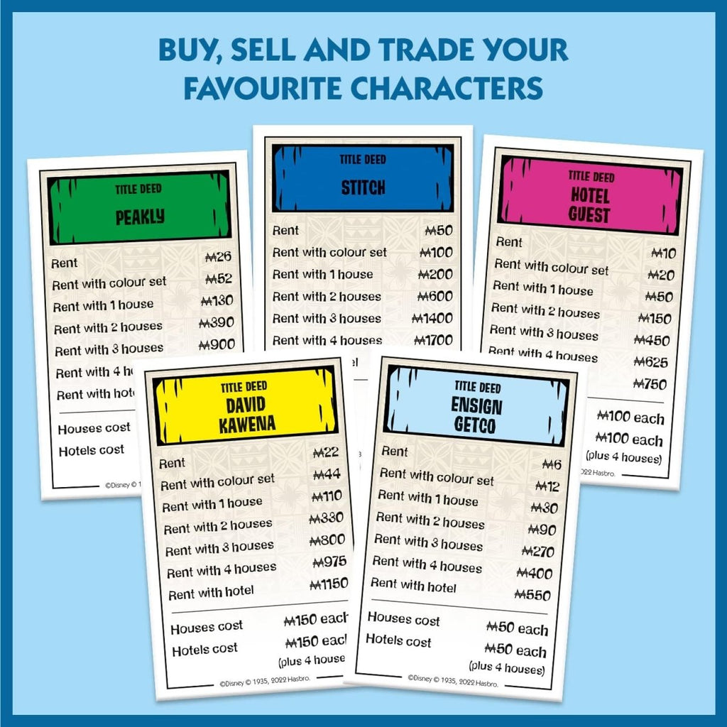 Lilo & Stitch Monopoly Board Game - Inspire Newquay