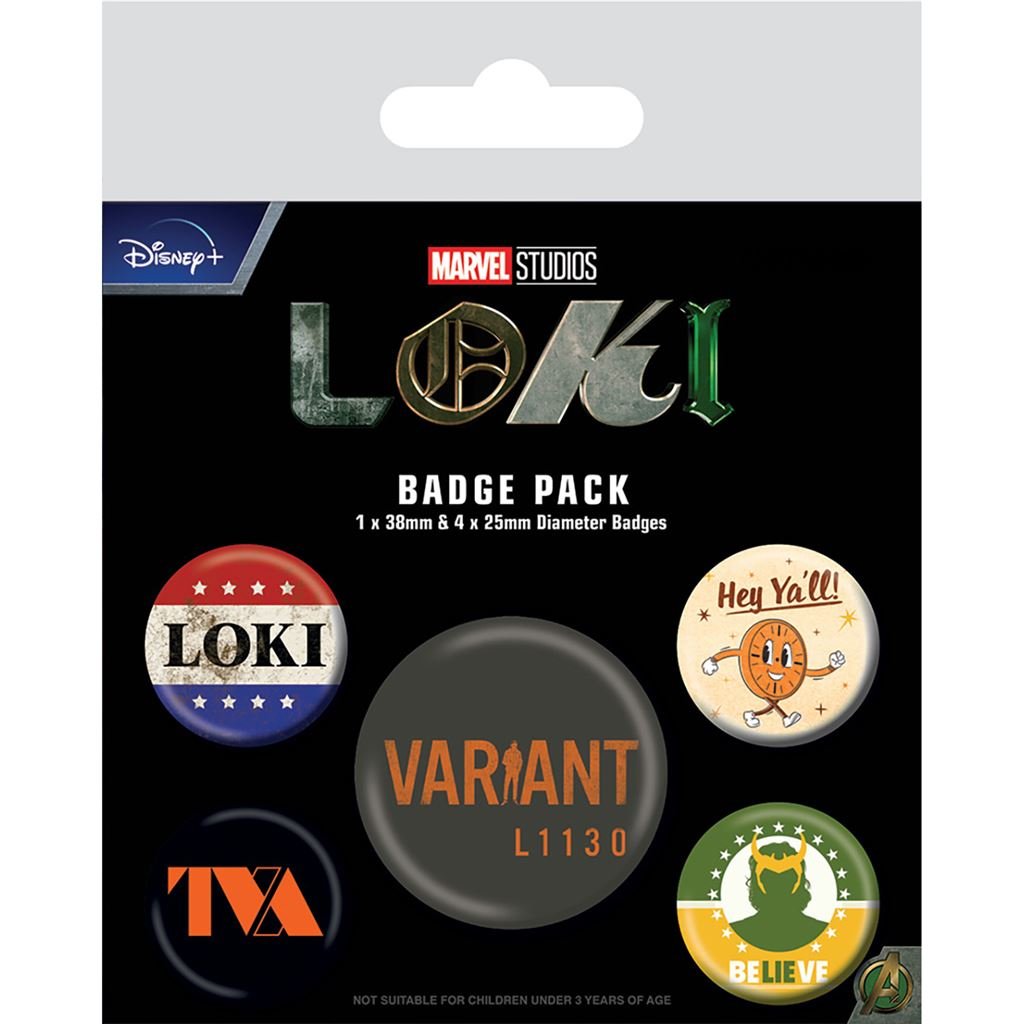 Loki (Tva) Badge Pack - Inspire Newquay
