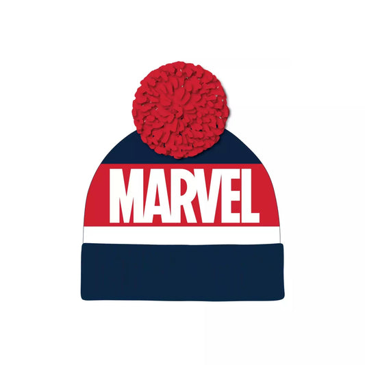 Marvel Captain America Block Pom Beanie - Inspire Newquay