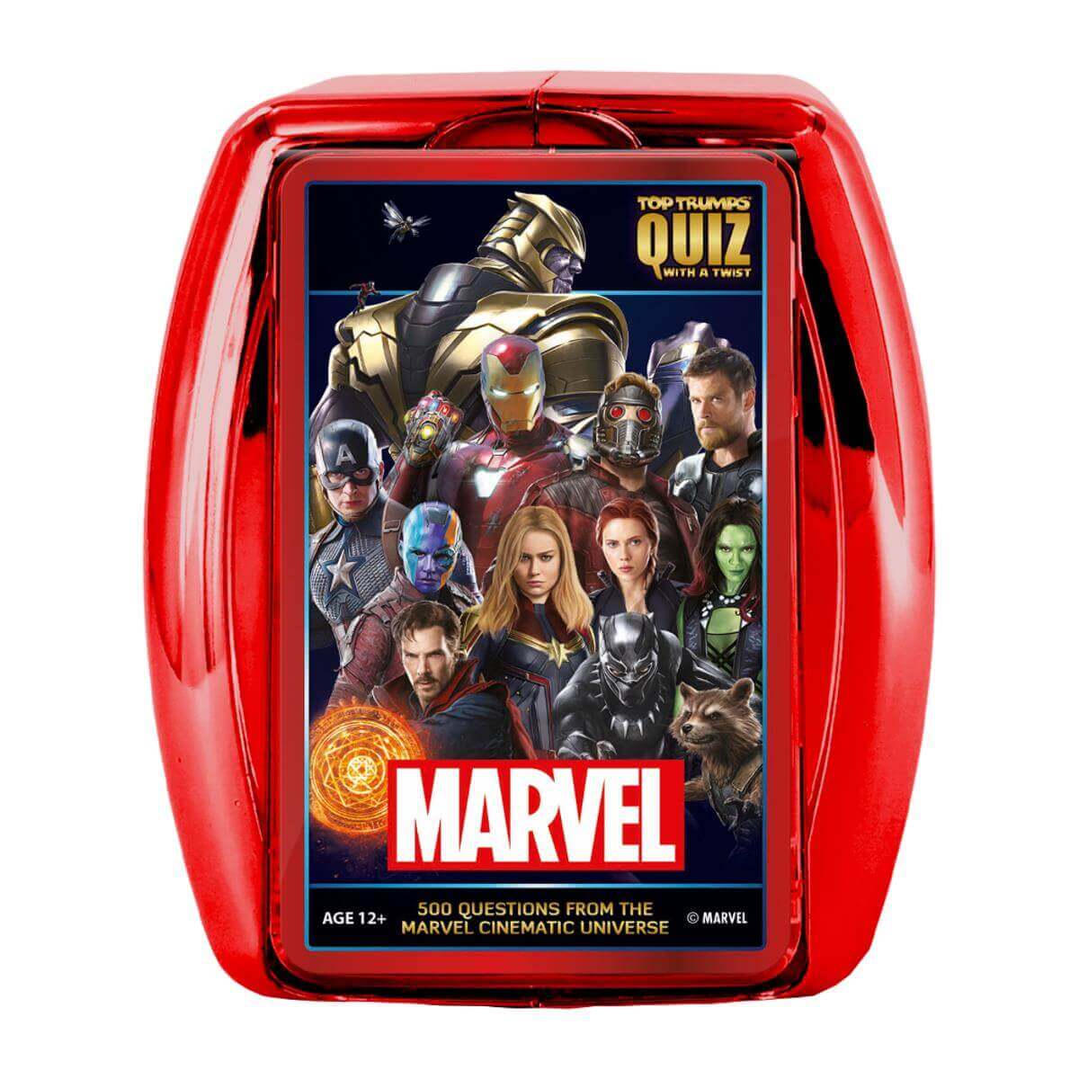 Marvel Cinematic Universe Top Trumps Quiz Card Game - Inspire Newquay