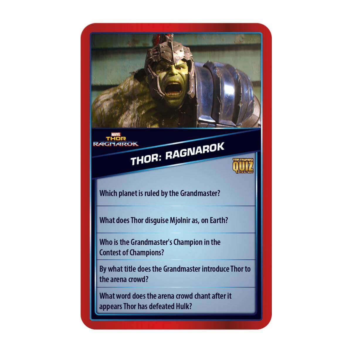 Marvel Cinematic Universe Top Trumps Quiz Card Game - Inspire Newquay
