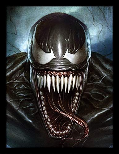Marvel Comics Venom - Sinister Smile Framed 30 x 40cm Print - Inspire Newquay
