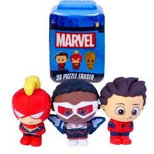 Marvel Puzzle Palz 3D Eraser Blind Bag (1 random supplied) - Inspire Newquay