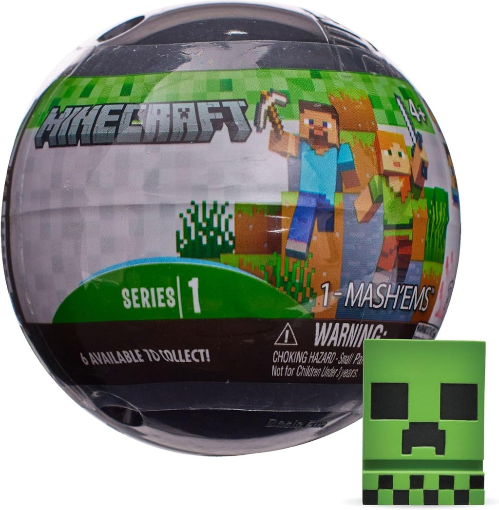 Mash'ems Minecraft Soft And Squishy Series 1 (1 RANDIM Supplied) - Inspire Newquay